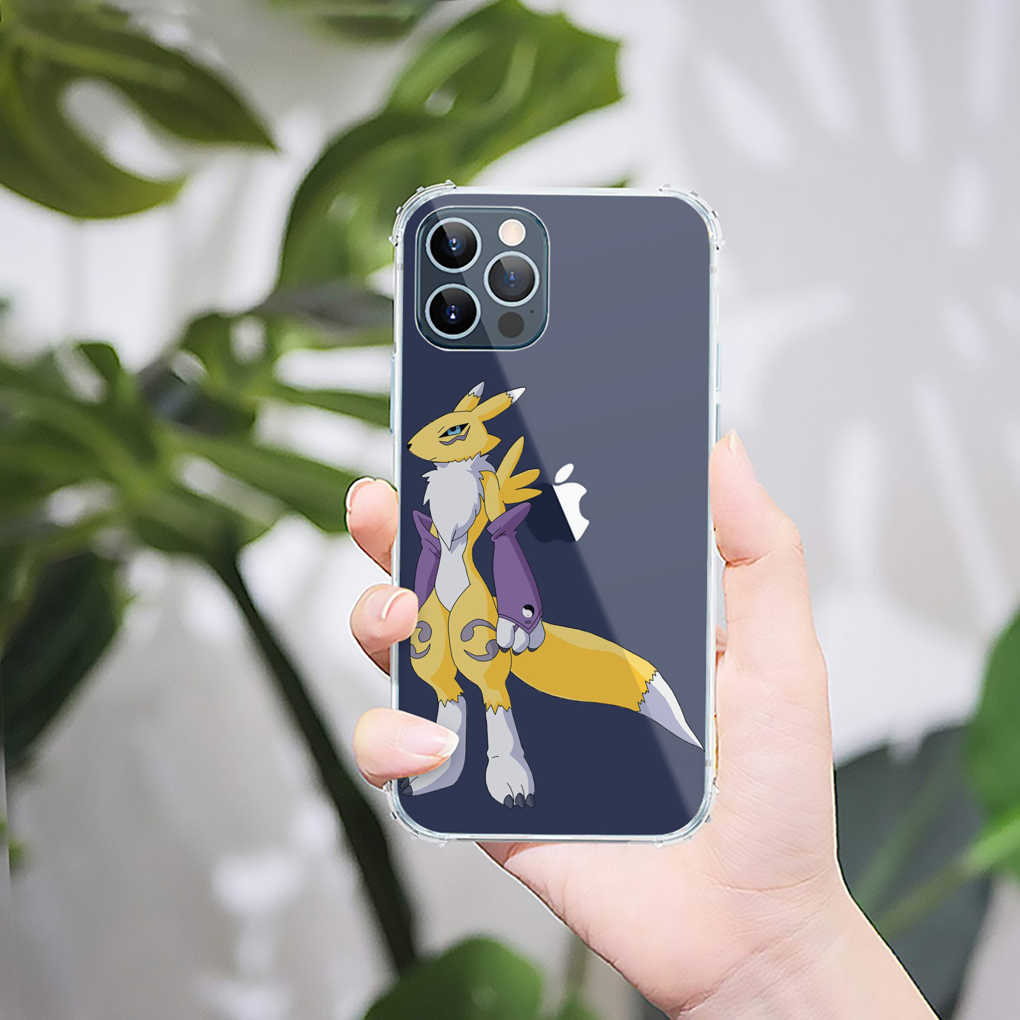 （画像用） Digimon デジタルモンスター/デジモン 【iPhone 12シリーズ対応】透明スマホケース（クリアソフトケース）